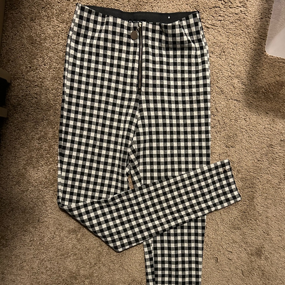 Zara checkered pants
